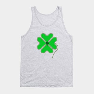 Lucky Clover Leaf Tank Top